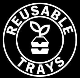 Reusable Trays icon sustainability